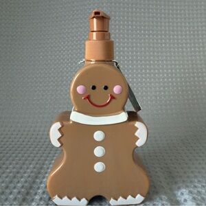 Christmas Gingerbreadman Hand Soap Bottle Dispenser Holiday Bathroom Kitchen New
